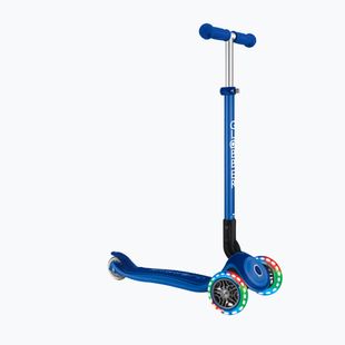 Globber Primo Foldable Plus Lights marineblau Kinder-Dreirad-Roller