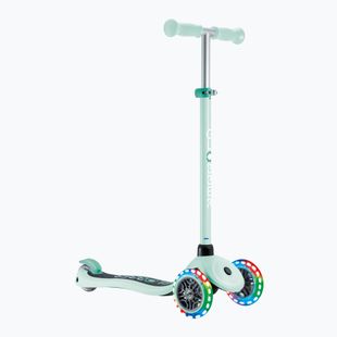 Globber Primo Lights mint Kinder-Dreirad-Roller