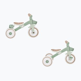 Dreirädriges Laufrad Globber Learning Trike 2w1 Plus Ecologic pistachio
