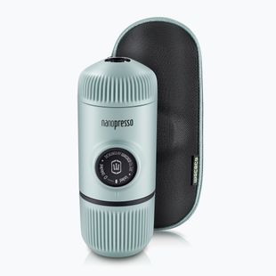 Wacaco Nanopresso tragbare Kaffeemaschine 80 ml + Koffer arktisch blau