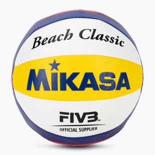 Mikasa Volleyball BV1.550C weiß/blau/gelb/orange Größe 1.5