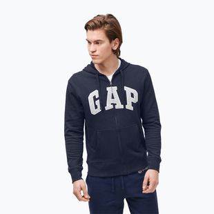 Herren Sweatshirt GAP XLS FT Arch FZ HD Wandteppich navy