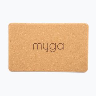 Yoga-Block Myga Cork Block brown