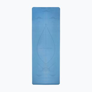 Yogamatte Myga Alignment XL 6 mm blue