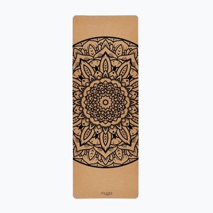 Yogamatte Myga Mandala XL 6 mm brown