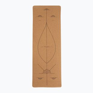 Yogamatte Myga Alignment XL 6 mm brown