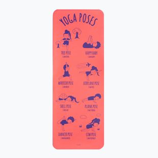 Yogamatte Myga Pose 3 mm red