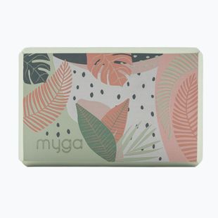 Yoga-Block Myga Foam Block green