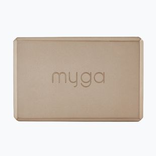 Myga Yoga-Block aus Schaumstoff braun