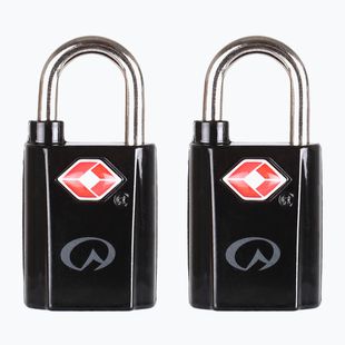 Lifeventure TSA Mini Vorhängeschlösser 2er Pack schwarz