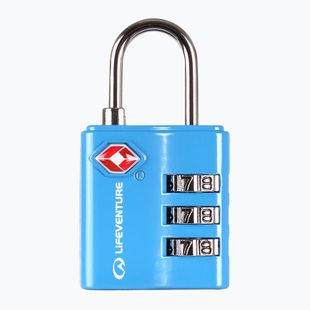 Lifeventure TSA Combi Lock Vorhängeschloss blau