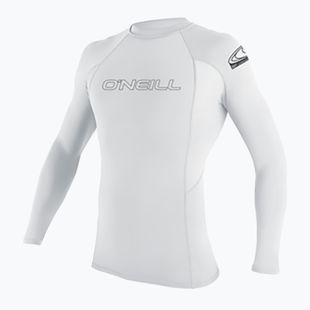 Kinderschwimmen Longsleeve O'Neill Youth Basic Skins Rash Guard weiß