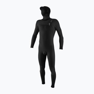Herren Schwimm-Neoprenanzug O'Neill Hyperfreak 4/3+ mm Chest Zip with Hood black/black