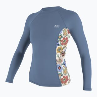 Damenschwimmen Langarm O'Neill Side Print Rash Guard infinity/talitha