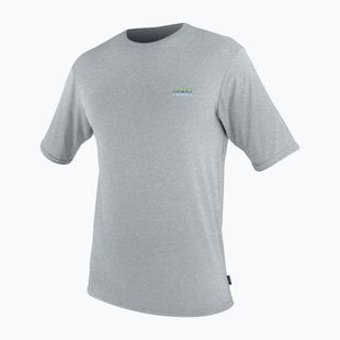 Herren Schwimmshirt  O'Neill Trvlr Hybrid Graphic Sun Shirt smoke