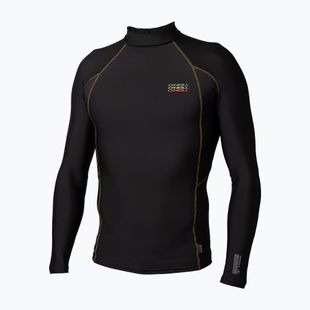 Herren-Bade-Longsleeve O'Neill Trvlr Graphic Skins Rash Guard black/black/black:multi(rasta)
