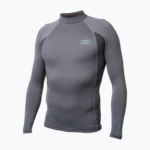 Herren-Bade-Longsleeve O'Neill Trvlr Graphic Skins Rash Guard smoke/graphite/smoke:multi(tri-glo)