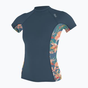 Damen-Badeshirt O'Neill Side Print Rash Guard copen blue/painted tropics