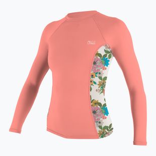 Damen Schwimmen Langarm O'Neill Side Print Rash Guard Wüste Blume / Kara floral