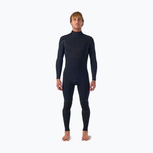 Herren Schwimm-Neoprenanzug O'Neill Hyperfreak Fire 4/3+ mm Back Zip Full black/black