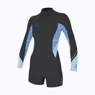 Damen Schwimm-Neoprenanzug O'Neill Bahia 2/1 mm Back Zip Spring tempered steel/surf abstract