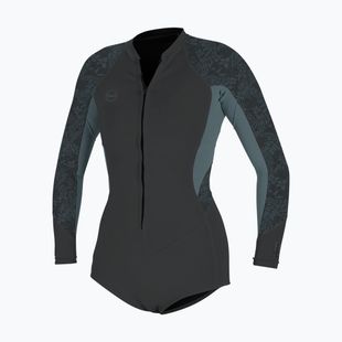 Damen Schwimm-Neoprenanzug O'Neill Bahia 2/1 mm Front Zip Short Spring tempered steel/shade