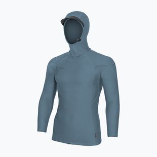 Herren Rashguard O'Neill Hyperfreak Skins Rash Guard Hooded blue fusion/blue fusion