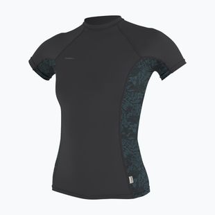 Damen-Badeoberteil O'Neill Hyperfreak Skins Rash Guard tempered steel/shaded island sky