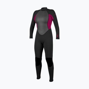 Damen Schwimm-Neoprenanzug O'Neill Reactor-2 3/2 Back Zip Full J18 black/punk pink