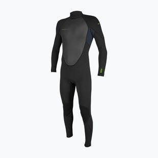 Kinder Schwimm-Neoprenanzug O'Neill Youth Reactor-2 3/2 Back Zip Full black/slate