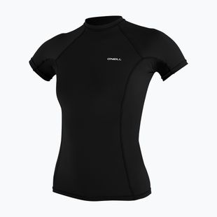 Damen-Badeoberteil O'Neill Basic Skins Rash Guard SS black