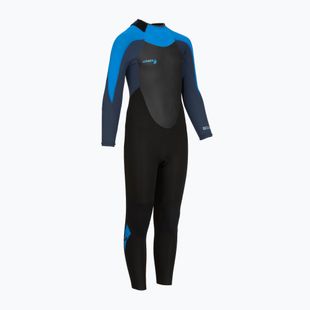 Kinder Schwimm-Neoprenanzug O'Neill Youth Epic 4/3 mm Back Zip Full black/slate/bali blue