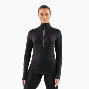 Damen-Thermoaktivshirt Surfanic Cozy Zip Neck black