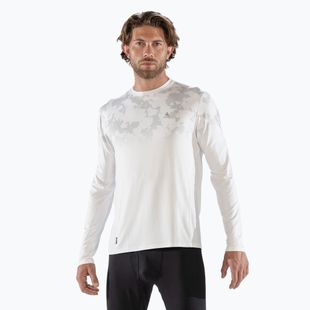 Thermoaktives Herren-Sweatshirt Surfanic Bodyfit CarbonDri Limited Edition Crew Neck optic white