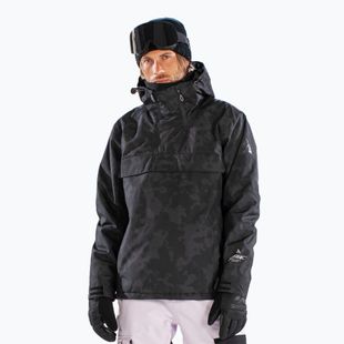 Herren-Skijacke Surfanic Whiteroom Map black