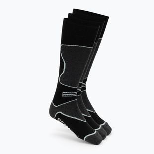 Damen Skisocken Surfanic Pro Tech Plus 3Pk Sock black