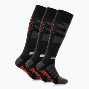 Skisocken Surfanic Pro Tech Plus 3er-Pack orange