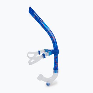 Speedo Centre bllue flame/pool blue/fluo tangerine schwimmen Schnorchel