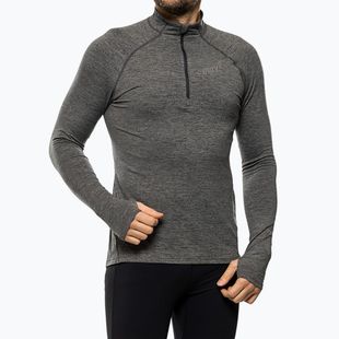 Lauf Hoodie Sweatshirt Herren Inov-8 Train Elite Mid Half Zip dark grey