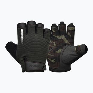 Trainings Handschuhe RDX T2 Half brown