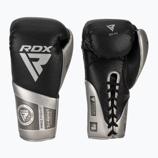 Boxhandschuhe RDX K1 Mark Pro Fight Boxing silver
