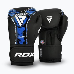 Boxhandschuhe RDX Boxing New Aura F17 black/blue
