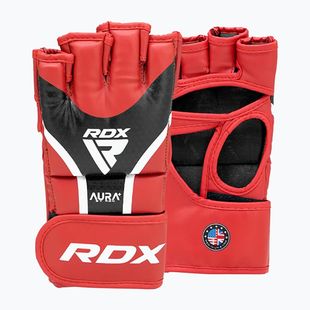 Grappling Handschuhe RDX Grappling Shooter Aura Plus T-17 red