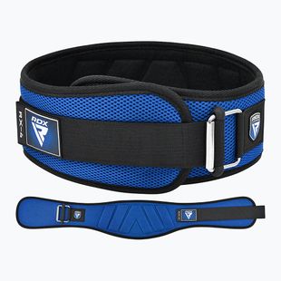 Gewichthebergürtel RDX Rx4 Weightlifting Belt blue