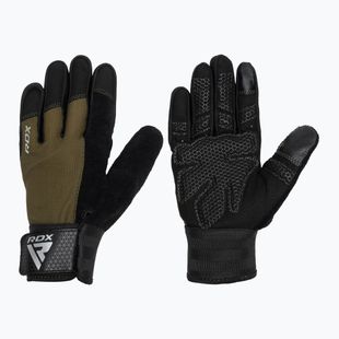 Trainingshandschuhe RDX W1F Full Finger army grün