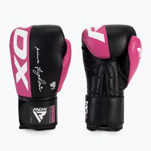 Boxhandschuhe RDX REX F4 rosa-schwarz BGR-F4P-8OZ
