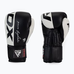 Boxhandschuhe RDX REX F4 weiß-schwarz BGR-F4B-1OZ