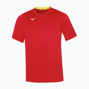 Kinder-Trainingsshirt Mizuno Core SS red/yellow fluo