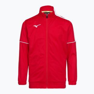 Kinder-Trainingssweatshirt Mizuno Knitted Track red