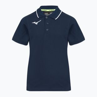 Kinder-Shirt Mizuno Polo navy/white